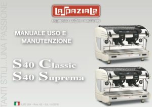 LA SPAZIALE S40 - MANUALE D USO