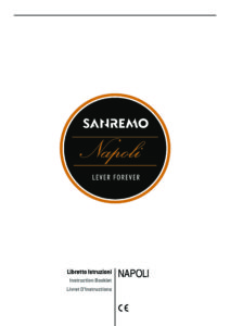 SANREMO NAPOLI - MANUALE D USO